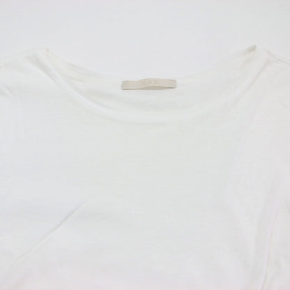 25秋冬 balloon cotton long Tシャツ / カットソー ショート丈 長袖 クルーネック コットン