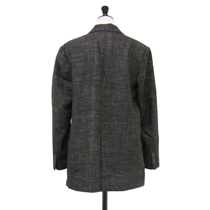 25秋冬 BALLI TWEED ジャケット / テーラードジャケット ダブルブレスト ツイード ウール