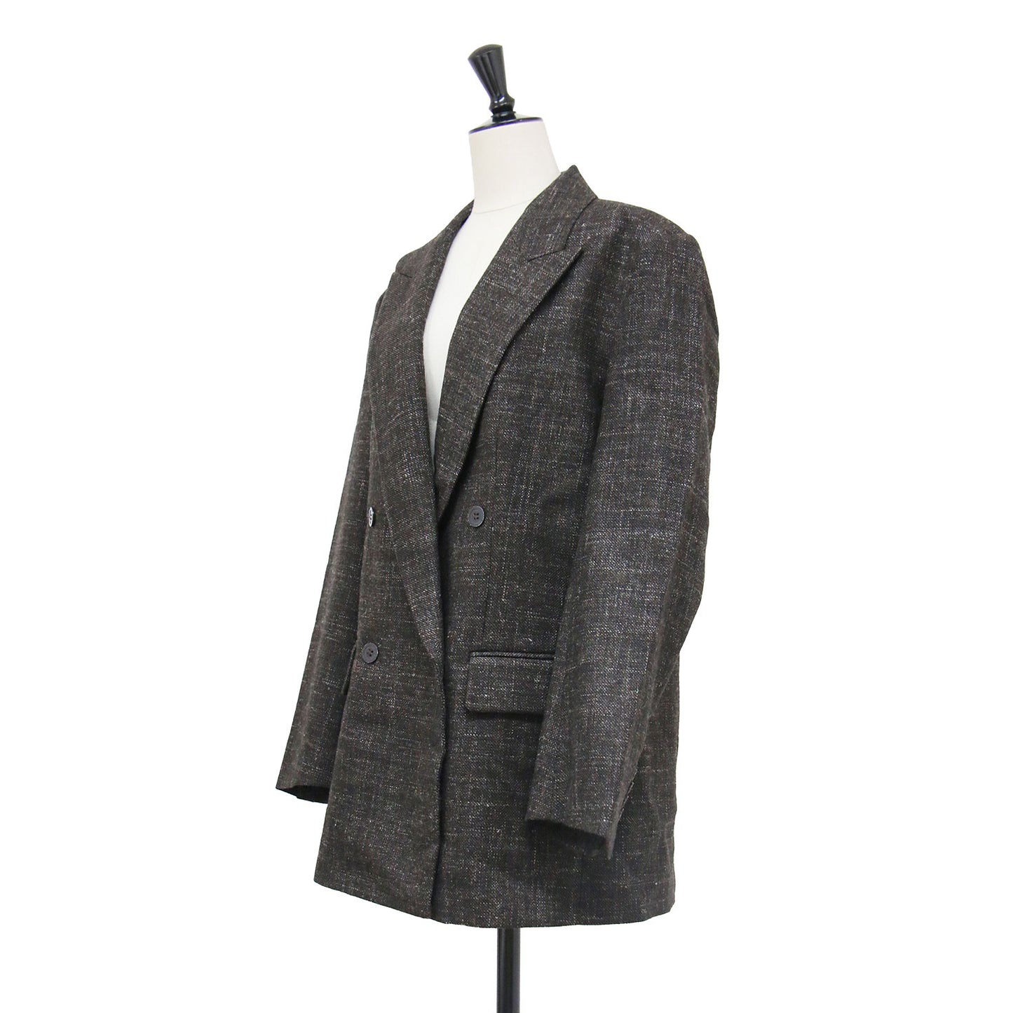 25秋冬 BALLI TWEED ジャケット / テーラードジャケット ダブルブレスト ツイード ウール