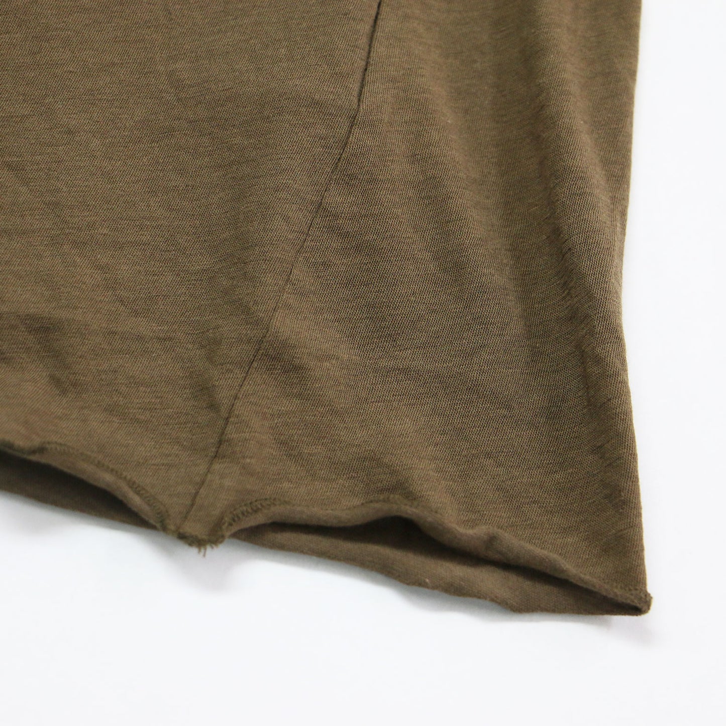 26春夏 henly プルオーバー / Tシャツ カットソー 長袖 Vネック シアー コットン