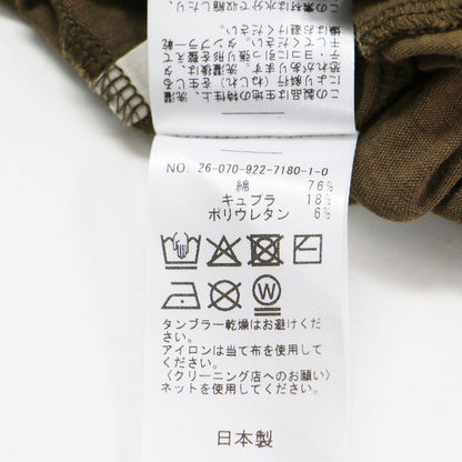 26春夏 henly プルオーバー / Tシャツ カットソー 長袖 Vネック シアー コットン