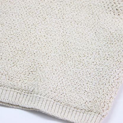 26春夏 シルク ニット ベスト / SILK PEARL KNIT プルーオーバー ショート丈 Vネック コンパクト