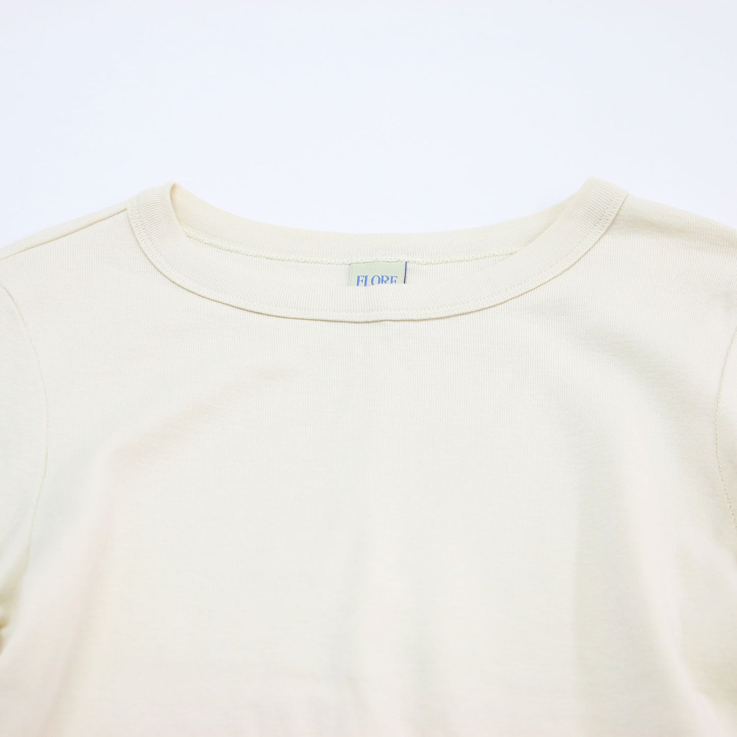 24秋冬 クロップド 長袖 Tシャツ / MAX CROP トップス カットソー ショート丈 ロングスリーブ クルーネック コットン