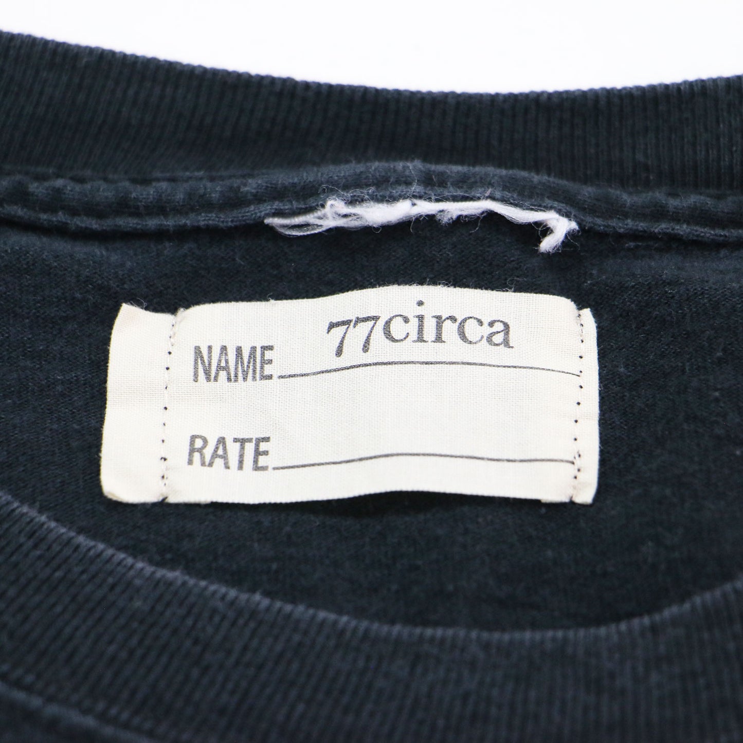 リメイク 半袖 Tシャツ / カットソー ラウンドネック ハーフスリーブ パッチワーク ワイド