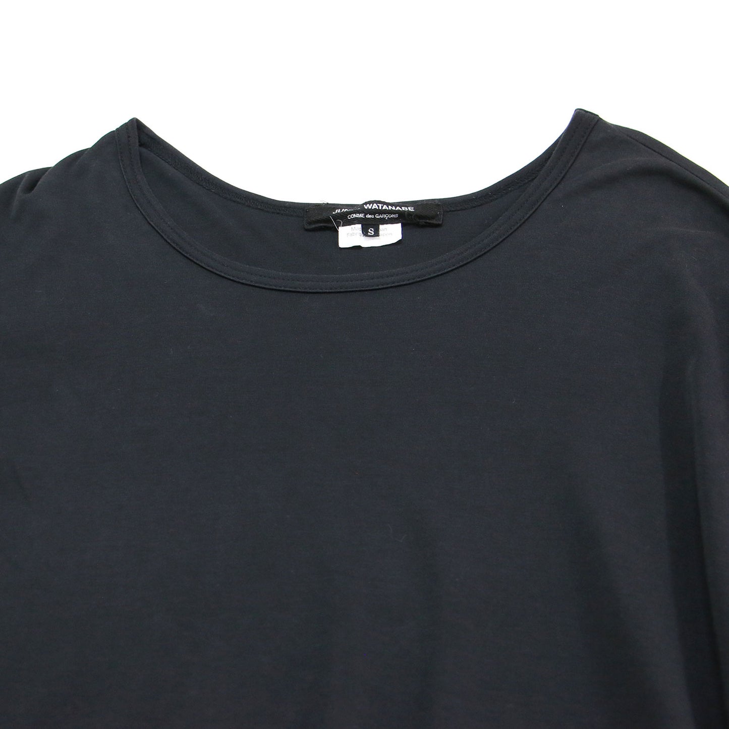 アシンメトリー 半袖 Tシャツ / カットソー ハーフスリーブ レイヤード コットン