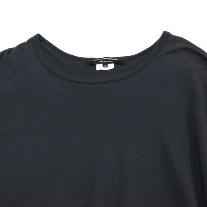 アシンメトリー 半袖 Tシャツ / カットソー ハーフスリーブ レイヤード コットン
