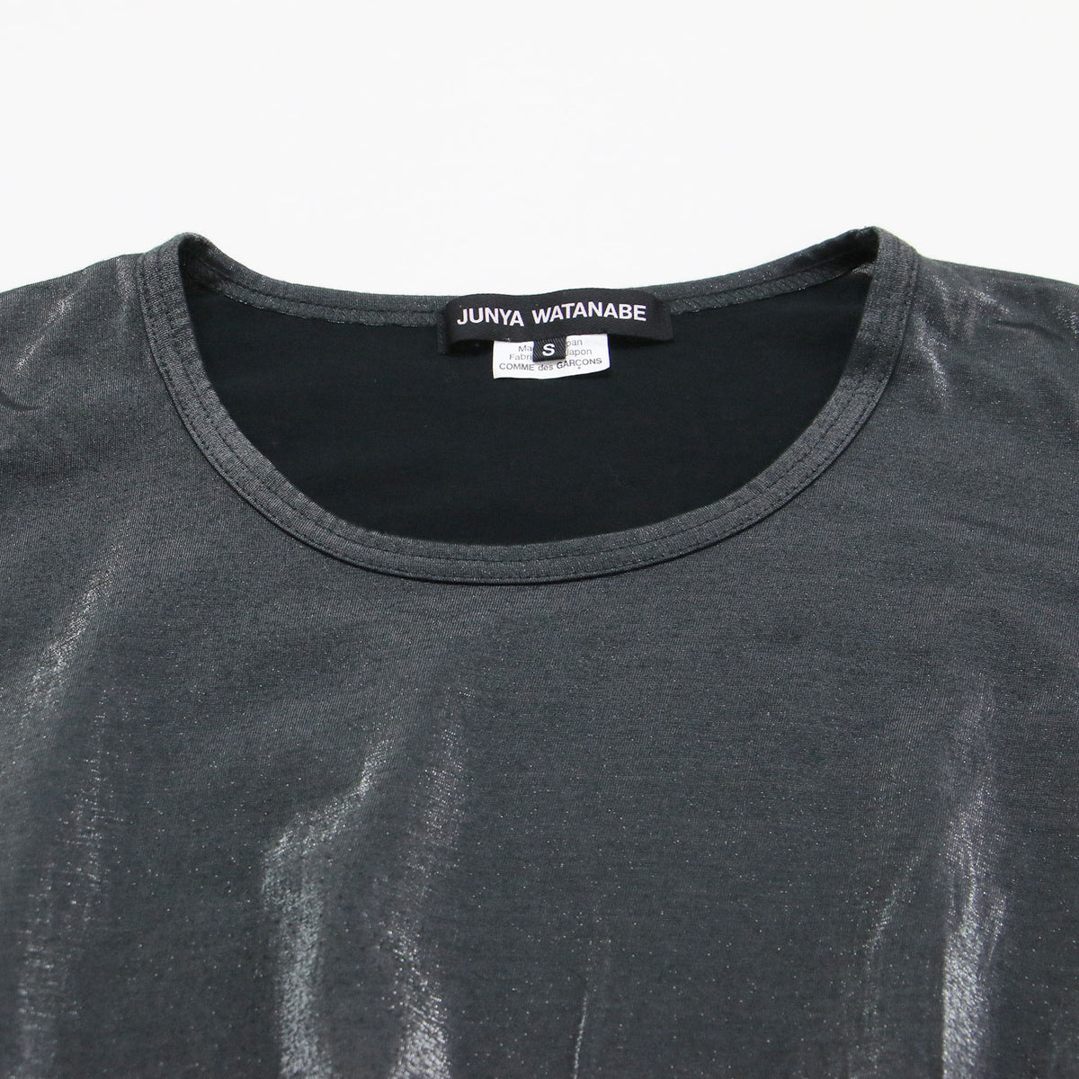 24春夏 オープンショルダー Tシャツ JM-T028 / カットソー 長袖 ノースリーブ ラウンドネック 2WAY メタリック コットン