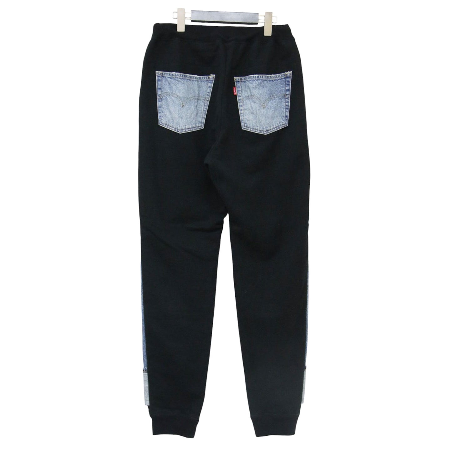 × Levi's スウェット デニム ドッキング パンツ JJ-P106 / ジョガーパンツ ウエストゴム 切替 コットン