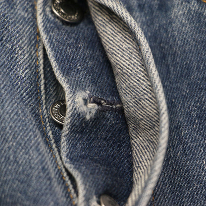 × Levi's スウェット デニム ドッキング パンツ JJ-P106 / ジョガーパンツ ウエストゴム 切替 コットン