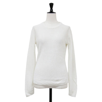リネン混 エルボーパッチ付き クルーネック ニット / ELBOW PATCH PO/NEO SAG HARBOR プルオーバー 長袖
