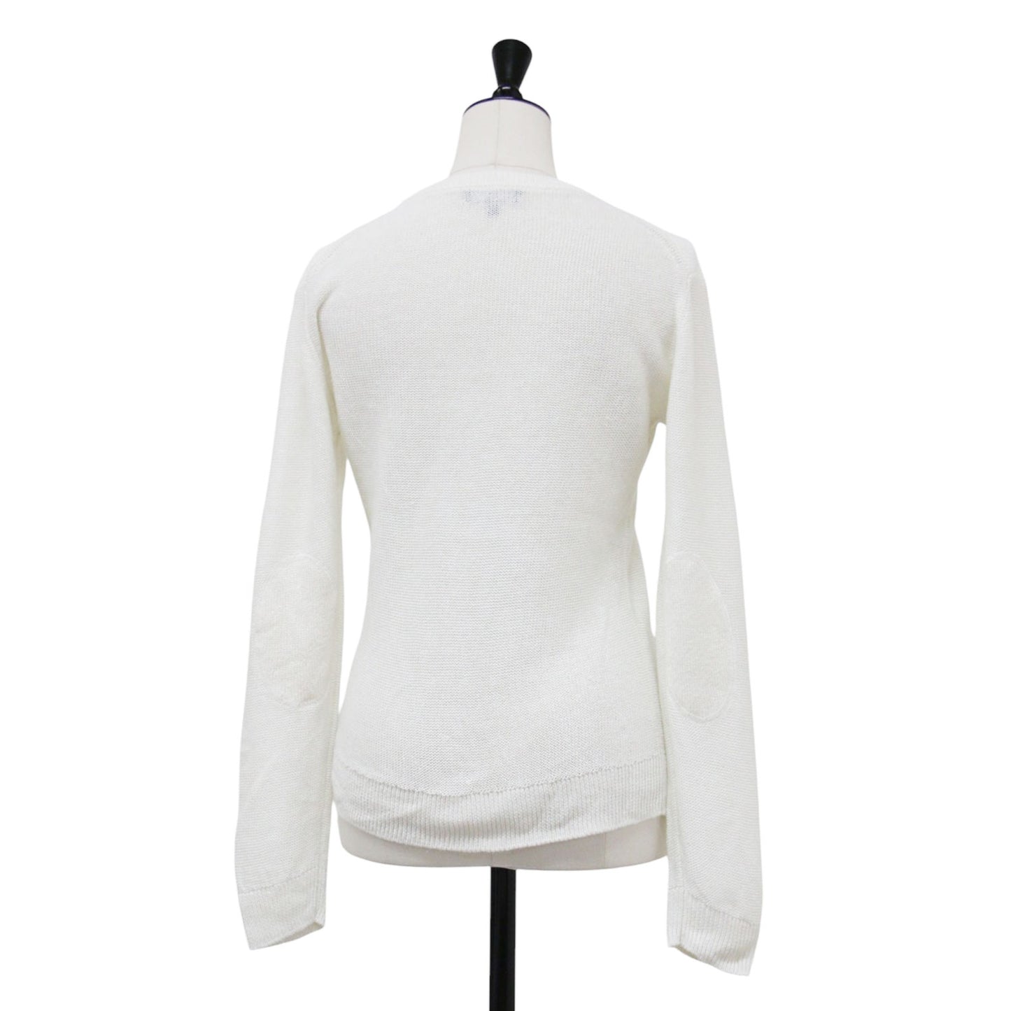 リネン混 エルボーパッチ付き クルーネック ニット / ELBOW PATCH PO/NEO SAG HARBOR プルオーバー 長袖