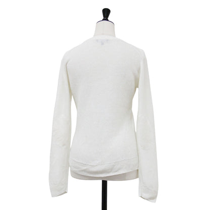リネン混 エルボーパッチ付き クルーネック ニット / ELBOW PATCH PO/NEO SAG HARBOR プルオーバー 長袖