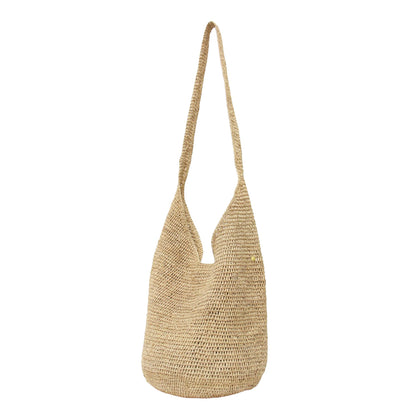 24春夏 ラフィア ショルダーバッグ / BAG SMALL ワンショルダー 肩掛け 斜め掛け 天然素材