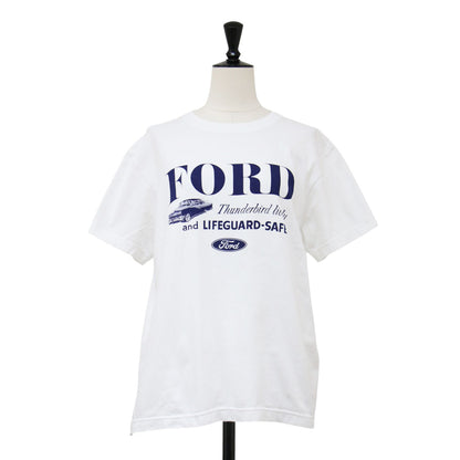 25春夏 MUSE de Deuxieme Classe 別注カラー FORD Tシャツ / カットソー 半袖 クルーネック プリント コットン
