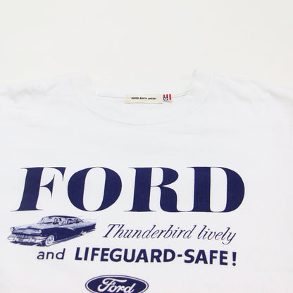 25春夏 MUSE de Deuxieme Classe 別注カラー FORD Tシャツ / カットソー 半袖 クルーネック プリント コットン