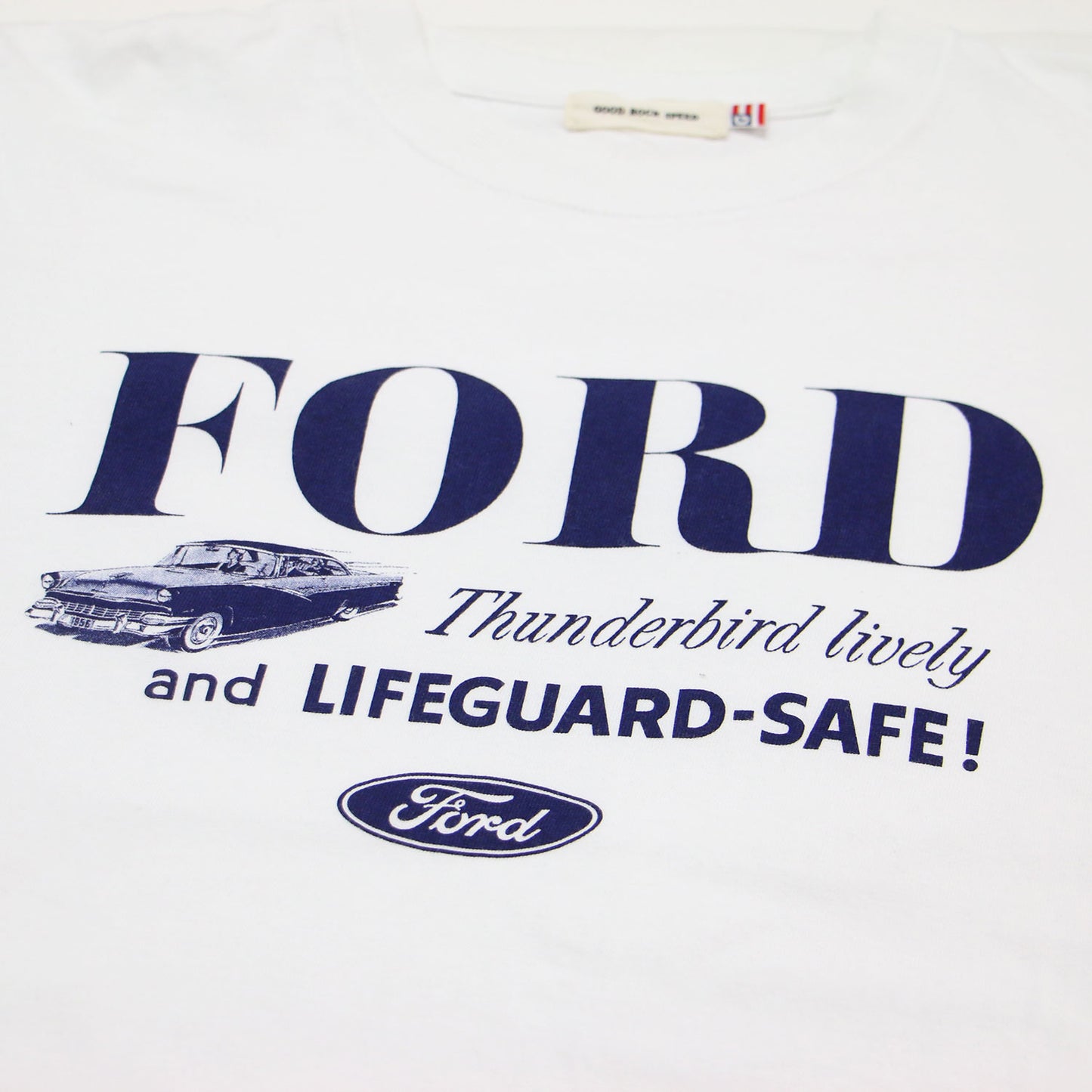25春夏 MUSE de Deuxieme Classe 別注カラー FORD Tシャツ / カットソー 半袖 クルーネック プリント コットン
