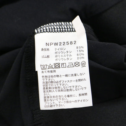 フレキシブル ラウンドネック ジャケット NPW22582 / ブルゾン ノーカラー ショート丈 ジップアップ ストレッチ ナイロン