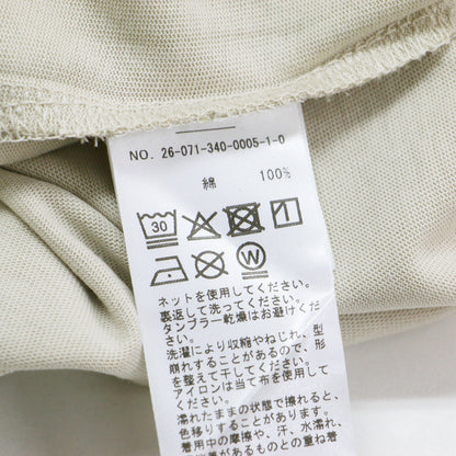 26春夏 バックプリント 半袖 Tシャツ / JP BACK EMBLEM TEE カットソー ハーフスリーブ クルーネック ロゴ コットン