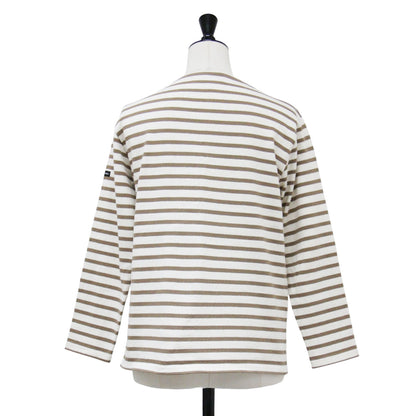 ウェッソン ボーダー バスクシャツ / OUESSANT Tシャツ カットソー ボートネック 長袖 コットン
