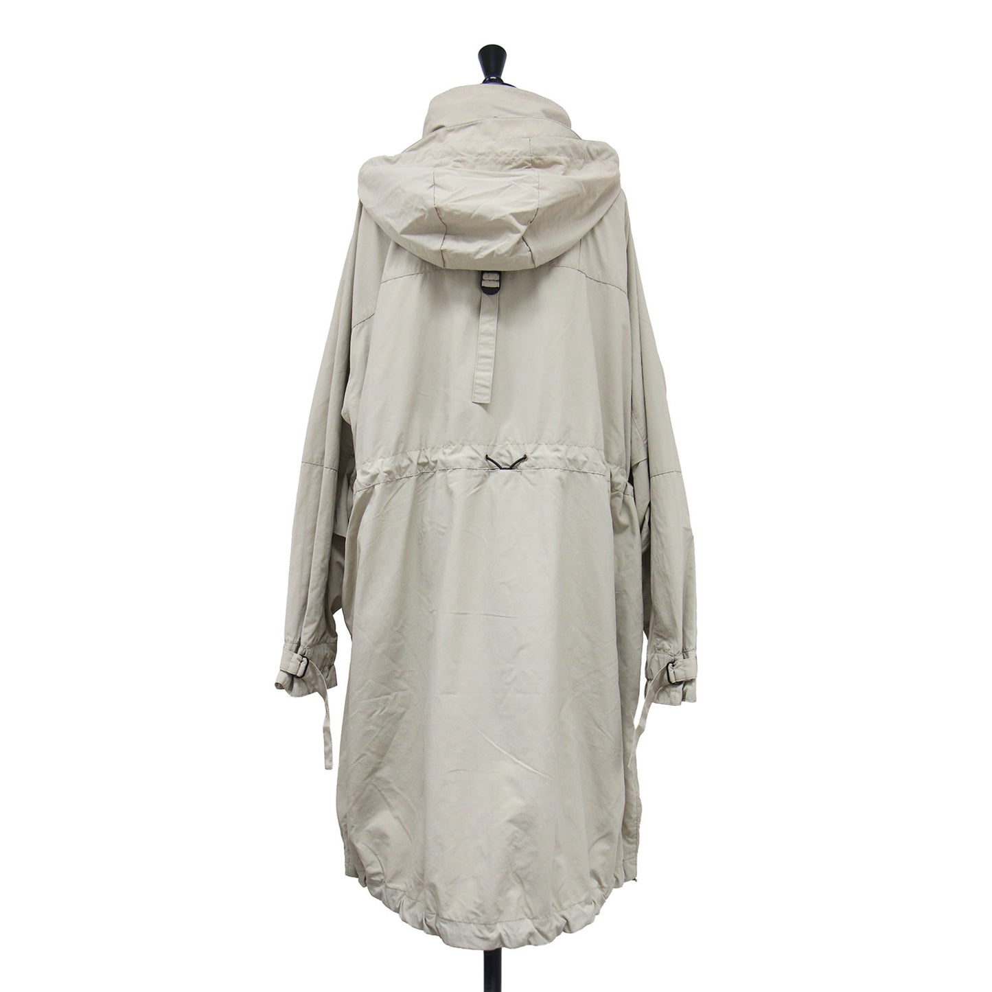 × Spick&Span 別注 24春夏 オーバーコート / OVER COAT ロング スタンドカラー フード付き オーバーサイズ ナイロン