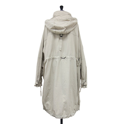 × Spick&Span 別注 24春夏 オーバーコート / OVER COAT ロング スタンドカラー フード付き オーバーサイズ ナイロン