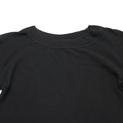 25春夏 コットン リブ 長袖 カットソー / ANIS RIB TOP UWA4-NCTW-0711 / Tシャツ プルオーバー クルーネック シアー