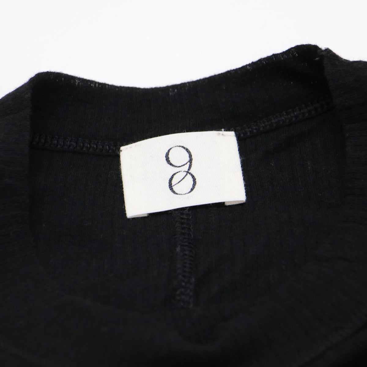 25春夏 コットン リブ 長袖 カットソー / ANIS RIB TOP UWA4-NCTW-0711 / Tシャツ プルオーバー クルーネック シアー