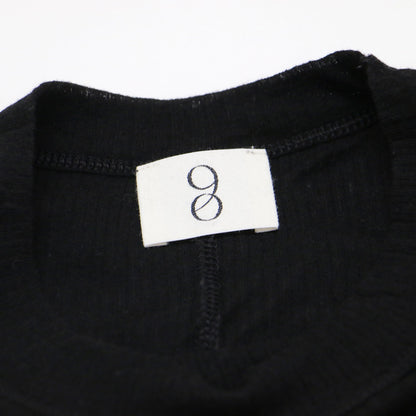 25春夏 コットン リブ 長袖 カットソー / ANIS RIB TOP UWA4-NCTW-0711 / Tシャツ プルオーバー クルーネック シアー