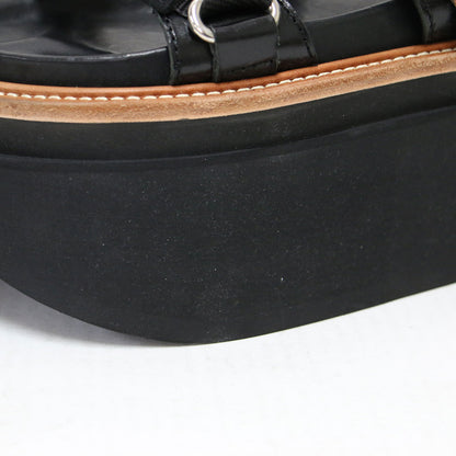 23春夏 ハイブリット ベルト サンダル / Hybrid Belt Sandals プラットフォーム 厚底 牛革 ナイロン