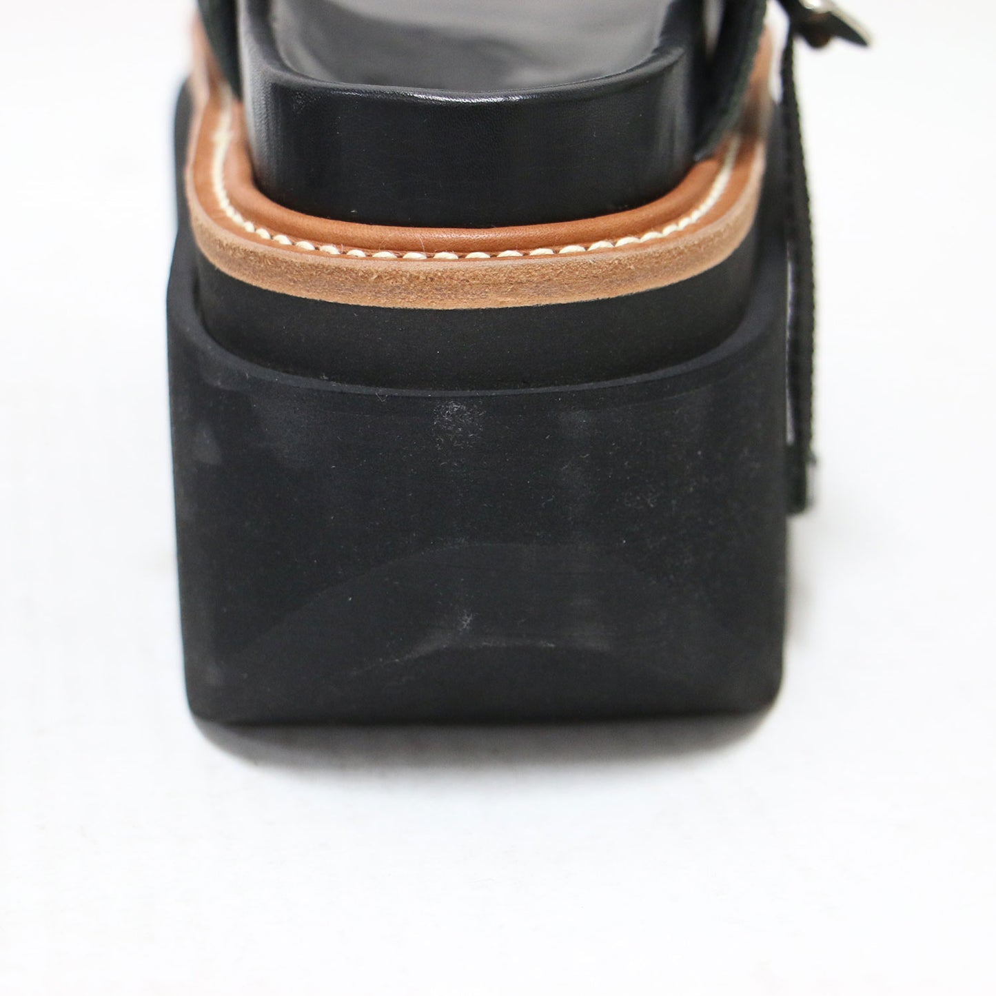 23春夏 ハイブリット ベルト サンダル / Hybrid Belt Sandals プラットフォーム 厚底 牛革 ナイロン