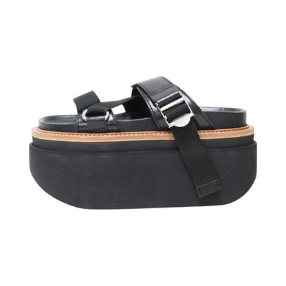 23春夏 ハイブリット ベルト サンダル / Hybrid Belt Sandals プラットフォーム 厚底 牛革 ナイロン