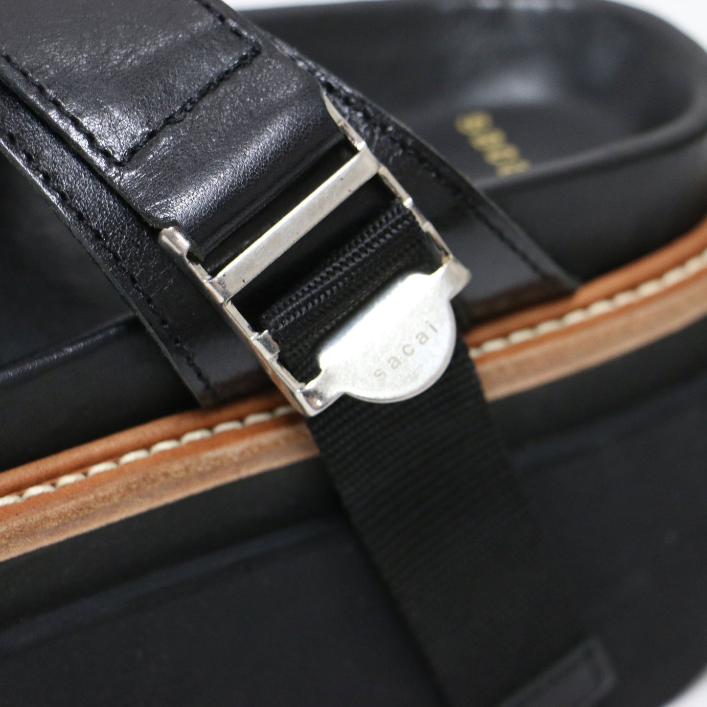 23春夏 ハイブリット ベルト サンダル / Hybrid Belt Sandals プラットフォーム 厚底 牛革 ナイロン