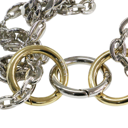 23春夏 チェーンドチェーン ネックレス / Chained Chain Necklace メタルロゴ