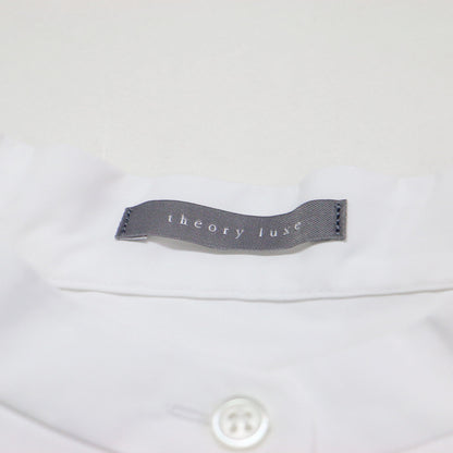 26春夏 バンドカラー 長袖 シャツ / LUXECOTTON NARVI SHIRT クルーネック バックヨーク タック 比翼ボタン ストレッチ コットン