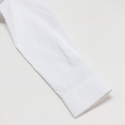 26春夏 バンドカラー 長袖 シャツ / LUXECOTTON NARVI SHIRT クルーネック バックヨーク タック 比翼ボタン ストレッチ コットン