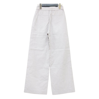 25春夏 リネン ストレート ワイドパンツ / Lush Linen Claude Pant ギャザー ストレッチ