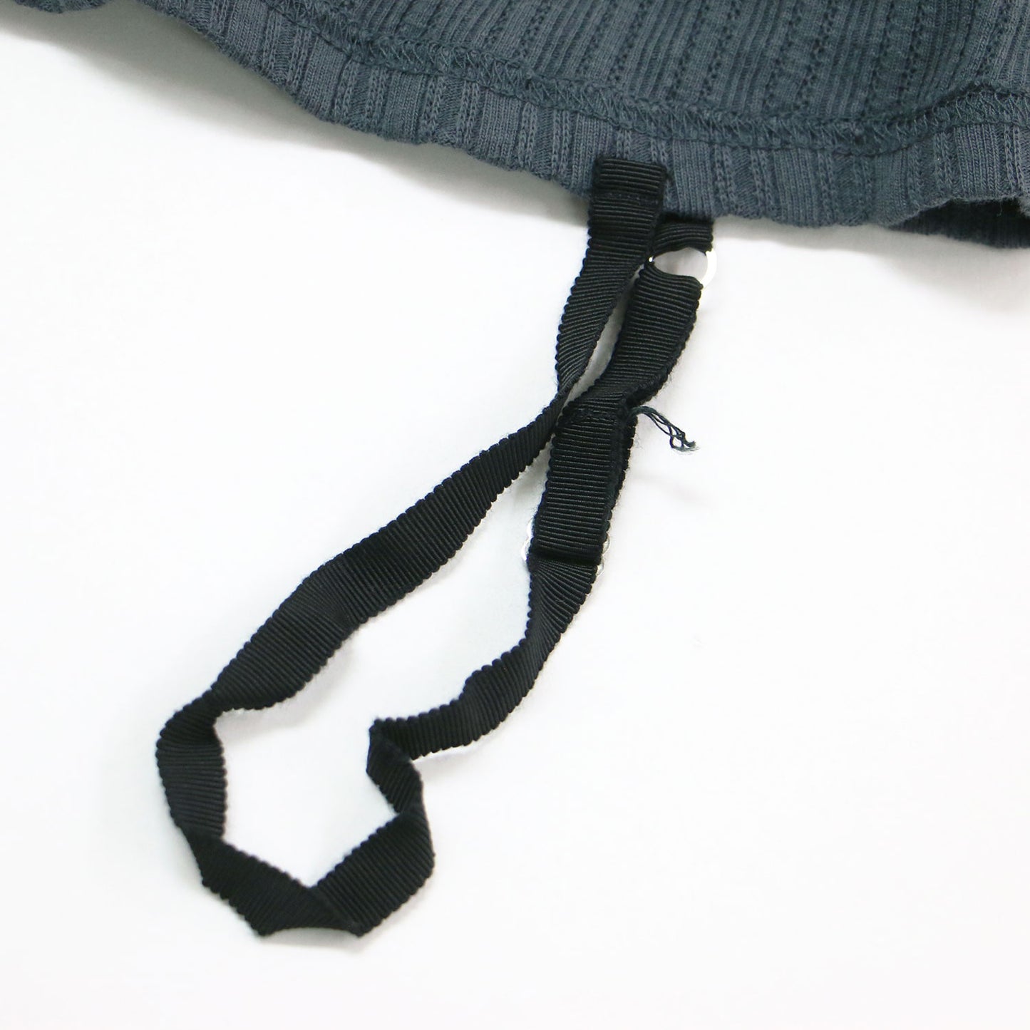 26春夏 コットン アイレットリブ キャミソール / COTTON EYELET RIB UP DOWN CAMISOLE ノースリーブ スクエアネック コンパクト ストラップ コットン