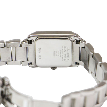 CITIZEN L SQUARE Collection EW5600-87D / 腕時計 スクエア ソーラー ウォッチ シルバー