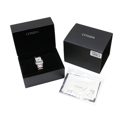 CITIZEN L SQUARE Collection EW5600-87D / 腕時計 スクエア ソーラー ウォッチ シルバー