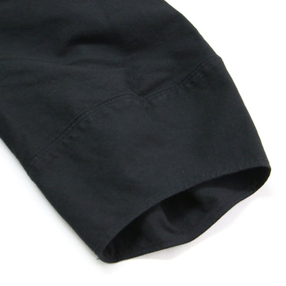 22春夏 パフスリーブ ブラウス / Puff Sleeves 七分袖 クルーネック ノーカラー タック コットン