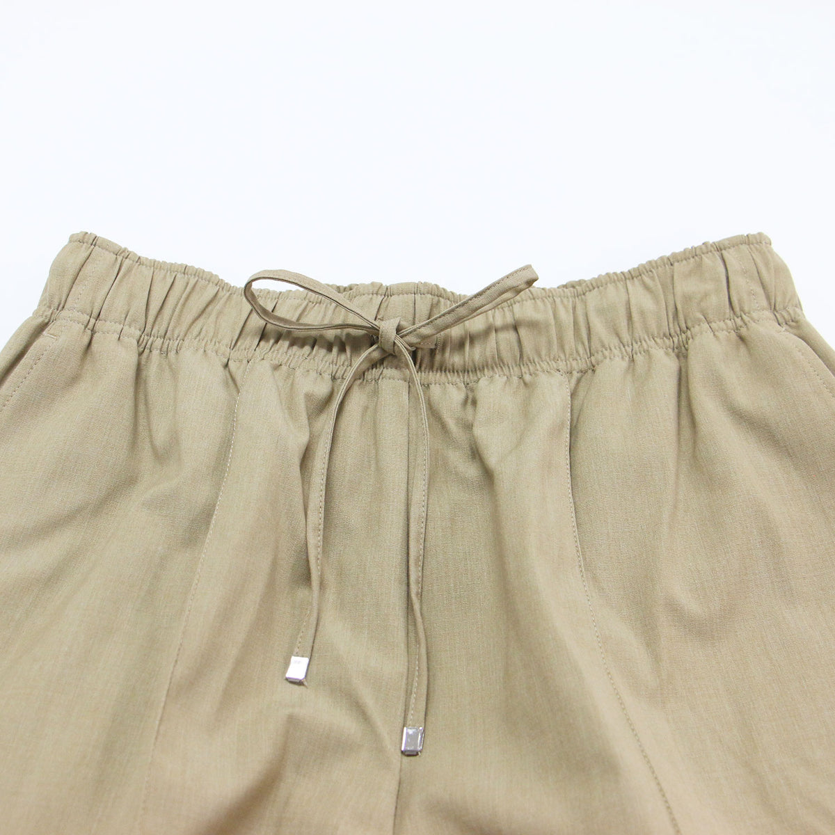 アルビー イージーパンツ ワイドパンツ / Alby Easy Pants Wide イージーパンツ フルレングス ピンタック ウエストゴム ドローコード ウール ウォッシャブル