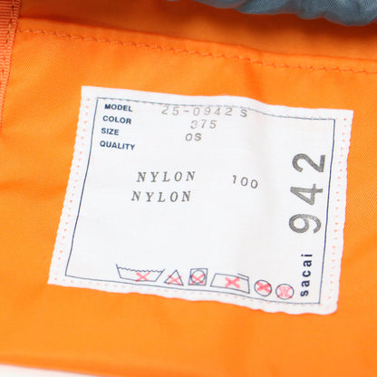 25春夏 Sロゴ ナイロン ツイル 巾着バッグ / S Kinchaku Nylon Twill ショルダーバッグ 肩掛け クロスボディ