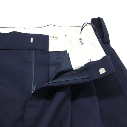 24春夏 オフィサースカート / OFFICER SKIRT ロング丈 Iライン タイト バイカラー タック バックスリット ウール コットン