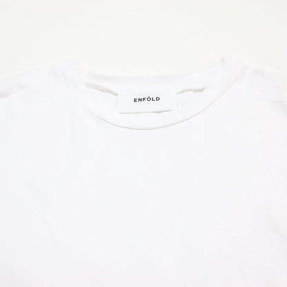 25春夏 コットン クルーネック オーバーTシャツ /カットソー 半袖 シンプル 無地