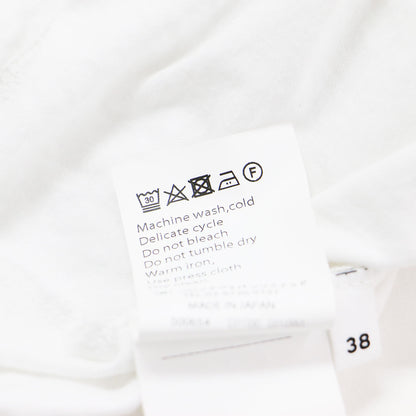 25春夏 コットン クルーネック オーバーTシャツ /カットソー 半袖 シンプル 無地