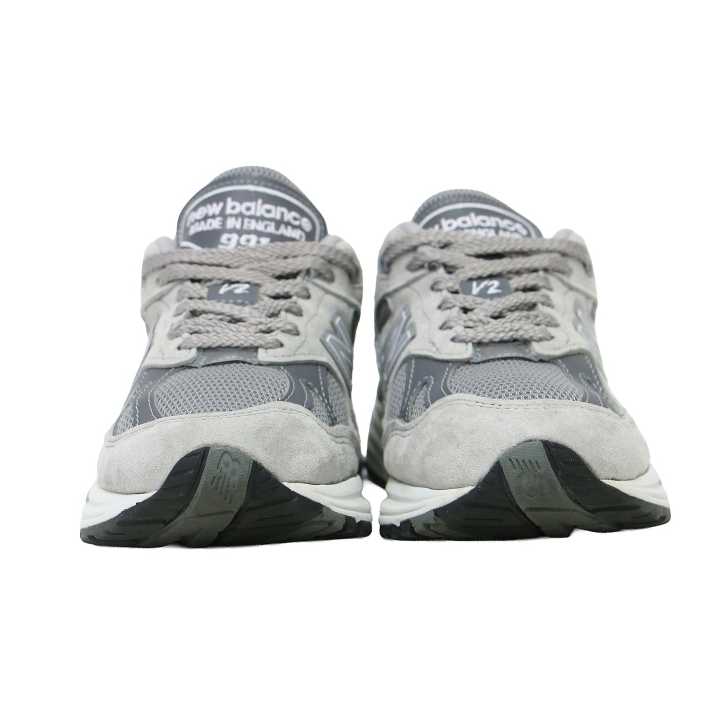 Made in UK 991v2 / レースアップ ローカット スエード メッシュ 厚底 スニーカー