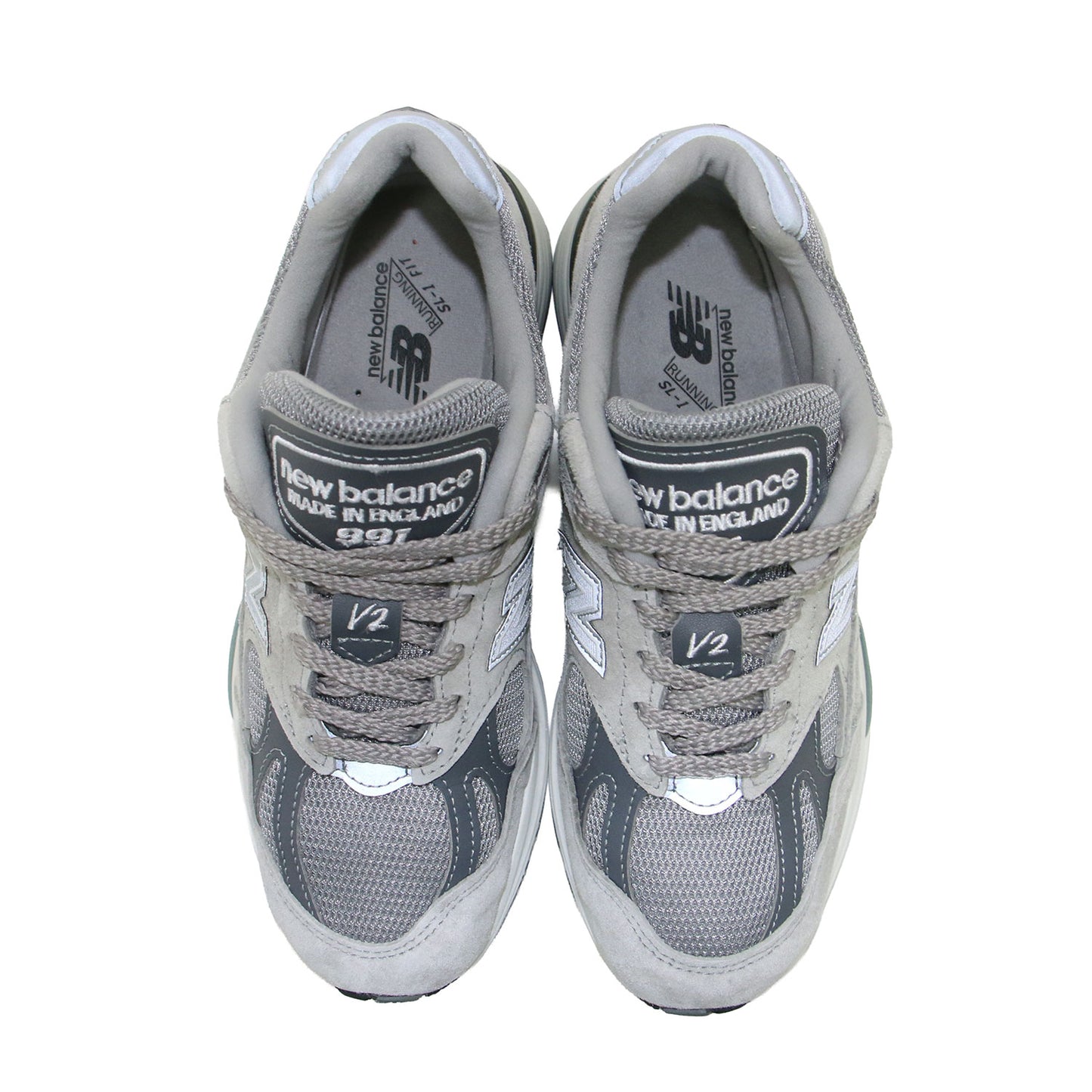 Made in UK 991v2 / レースアップ ローカット スエード メッシュ 厚底 スニーカー