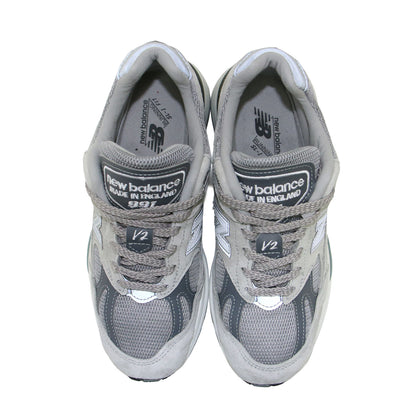 Made in UK 991v2 / レースアップ ローカット スエード メッシュ 厚底 スニーカー