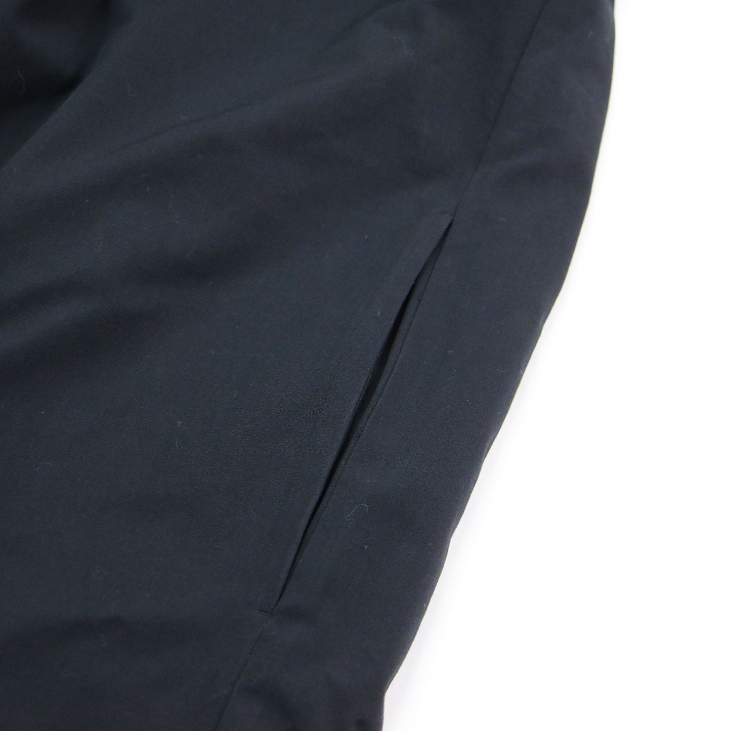 23春夏 バンドカラー シャツ ドレス / AT COTTON CLOTH ワンピースフレンチスリーブ ロング丈 タック
