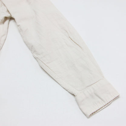 25秋冬 ダメージ加工 ビックコットンシャツ / 長袖 ワイド ドロップショルダー